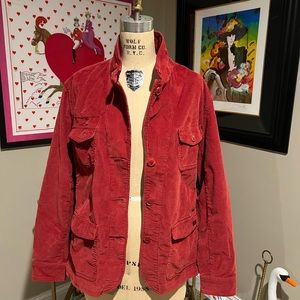 Red LLBean Corduroy Jacket